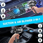 KMM Handheld Car Vacuum Cleaner, 10000PA Hand Held Vacuum & Air Duster - Image 3