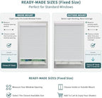 Custom Size MYshade Top Down Bottom Up Shades Light Filtering Cordless Blinds for Indoor Windows Cellular Blinds & Shades Window Covering Easy to Install, White - Image 6