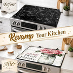 Stove Top Cover,28.5"L x 20.8"W,Heat Resistant Cooktop Protector Mat - Image 4