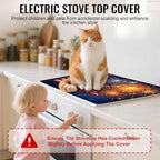 NYZE American Flag Stove Cover 4th of July Stove Top Cover for Electric Stove Fireworks Decorative Flat Top Protector for Kitchen Counter 28x20 Inch - Image 5