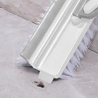 Grout Scrub Brush with 42" Long Handle Double-Sided Floor Scrub Brush V-Shape Grout Cleaner with Squeegee 180° Rotating for Tile Floors, Baseboards, Wall - Image 7