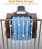 Electric Grill Brush for Outdoor Grill, Dual Roller BBQ Grill Cleaner - Image 2