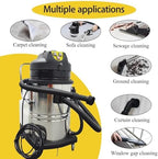 Commercial Carpet Cleaning Machine, 110V Professional 3 in 1 Carpet Vacuum Extractor, 2000W Carpet Cleaner for Sofa Curtain - Image 4