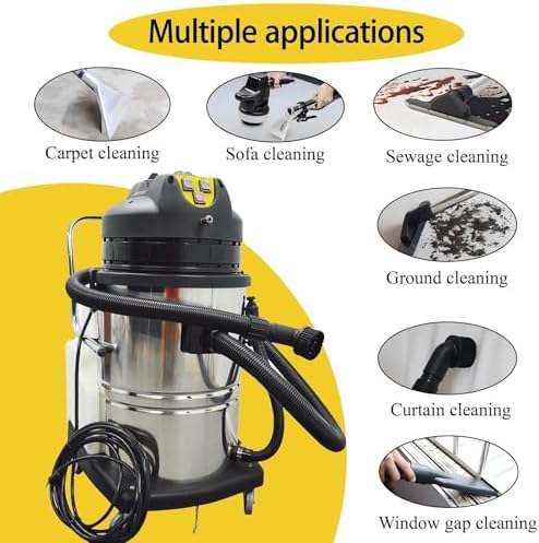 Commercial Carpet Cleaning Machine, 110V Professional 3 in 1 Carpet Vacuum Extractor, 2000W Carpet Cleaner for Sofa Curtain - Image 4