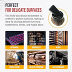 MP Maresh Products Dust Brush Attachment - Soft Bristle Cleaning Brush - Image 4