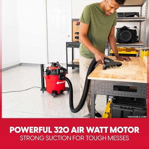 Vacmaster VBVCM1211 1101 12-Gal 6 Peak HP Wet/Dry Vac w. Detachable Blower - Image 5