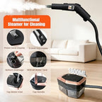 Steam Cleaner for Home & Car, 3-Level Adjustable Pressurized Steamer for Cleaning, 10s Heat-Up, 1.8L Large Tank, Handheld Portable Steamer Cleaner for Furniture,Upholstery,Grout,Tile,Walls, Bathroom - Image 4