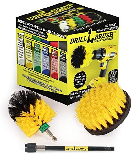 Bathroom Accessories - Bathroom Cleaning Tools - Drill Brush Attachment Set by Drillbrush
