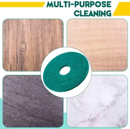 Teenyyou 2 Pcs 12" Green Floor Buffer Pads for Machine - Image 4