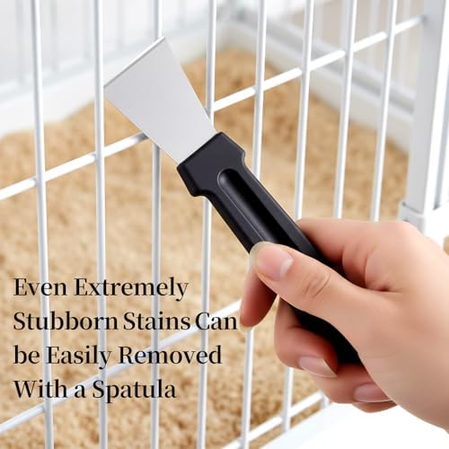 8-Pack Multifunctional Cleaning Brush with Scrapers for Oven, Stove, BBQ, Kitchen Crevices, Oven Racks and Bird Cage Corner Cleaning - Image 2