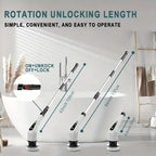 Electric Spin Scrubber,Cordless Cleaning Brush,Shower Cleaning Brush with 9 Replaceable Brush Heads, Power Scrubber 5 Adjustable Speeds for Floor Bathroom Shower Bathtub Glass Car, Gift - Image 5