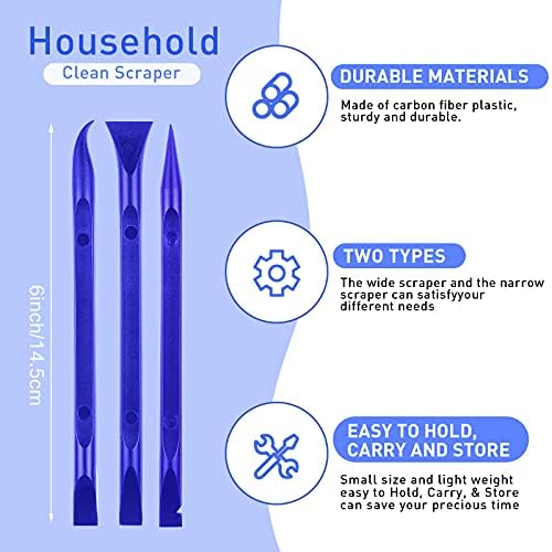 Honoson 9 Pcs Cleaning Scraper Tool, Scratch Free for Auto Detailing,None - Image 3