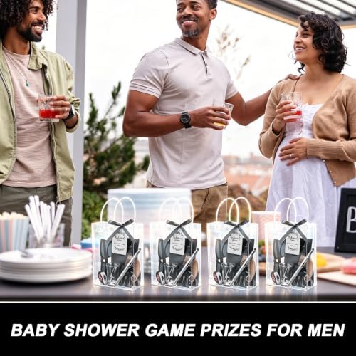 66 Pcs Baby Shower Prizes for Men with Tool Pen Bottle Opener Wine Glass Screwdriver Sunglasses Cleaning Cloths Combs Party Favors for Winners Baby Shower Game Winners Bachelor Party Favors - Image 6
