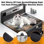 Stove Top Cover for Glass Electric Stove (Daisy, 30" x 21") - Image 4