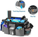 LoDrid Wearable Cleaning Caddy Bag with 4 Foldable Dividers, Grey - Image 4