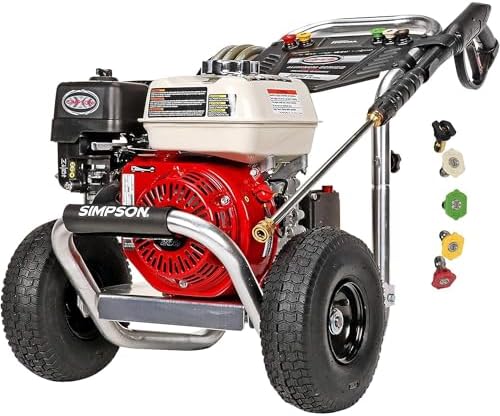 Simpson Aluminum Series 3600 PSI Gas Pressure Washer, 2.5 GPM, Honda GX200 by Unknown