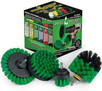Drillbrush Green - Drill Power Kitchen Scrub Brush Kit by Drillbrush