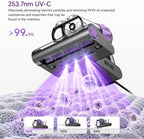 Bed Mattress Vacuum Cleaner - 18 KPa Suction,150°F Heat,Aroma,253.7nm UV-C - Image 3