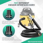 Shop Vac Extractor Kit,Spray Aspirating of Wet Vacuum Hose Extractor Kit,with 50FT Waterline Convert the Universal Shop Vacuum,Into A Professional Auto Carpet Cleaner Machine,for Household,Car,Textile - Image 4