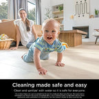 Shark Steam Mop for Sealed Hard Floors with 2 Dirt Grip Pads, White, S1000 - Image 3