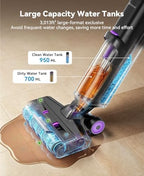 Wet Dry Vacuum Cleaner 20,000Pa,50Mins Runtime Cleaning Area 3013ft²,Cordless Vacuum Cleaner, Cordless Vacuum and Mop All in One,Self-Cleaning for Hard Floors Sticky Messes and Pet Hair H15Set - Image 3