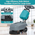15'' Walk Behind Electric Commeicial Floor Scrubber Machine - Image 3