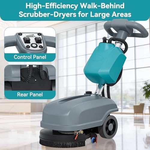 15'' Walk Behind Electric Commeicial Floor Scrubber Machine - Image 3