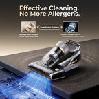 Jimmy BX7 Pro Mattress Vacuum Cleaner, Bed Vacuum Cleaner with UV-C & Ultrasonic & 5s Quick Heating, 16Kpa Suction 480W Handheld Vacuums for Dust & Pet Hair with HEPA(Gray, Corded) - Image 2