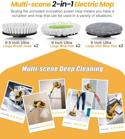 Qimedo M1/M2/M3 Electric Mop Replacement Pads for VMAI, iDOO & Bissell - Image 4