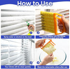 Blind Cleaner Duster Tool - 4 Pcs 7 Fingers Anti-Shedding Window Blind Cleaner Tool and 4 Pcs Air Vent Cleaner, with High-Density Microfiber Fleece and Ergonomic Handle, Detachable and Washable - Image 6