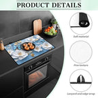 Modern White Gold Flower Stove Top Cover for Electric Stoves - Image 6