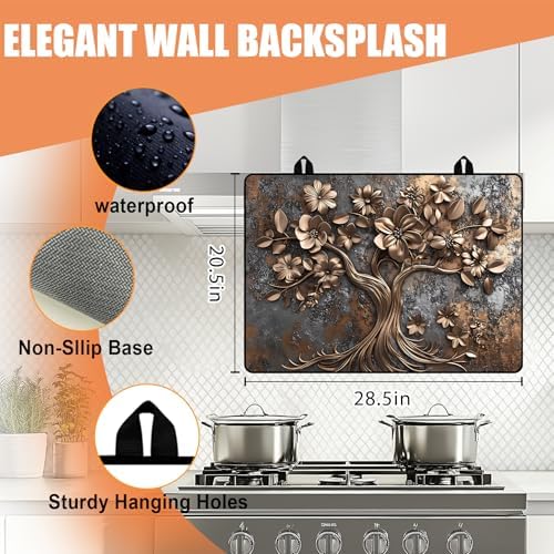 28"x20" Anti-Slip Electric Stove Top Cover - Image 4