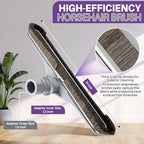 14" Vacuum Floor Brush & 3" Round Dusting Brush with 1 1/2" Reducer Hard Floor Tool Replacement Kit Compatible with ProTeam 101446 Backpack Vacuum, Compatible with Hoover C2401(Horsehair) - Image 2