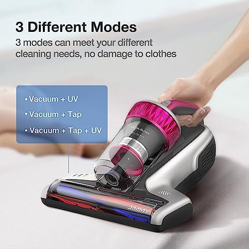 Jimmy WB73 Bed & Mattress Vacuum Cleaner with UV Sanitizer & Ultrasonic – Handheld Dust Remover with Smart Dust Sensor, HEPA Filtration for Pet Hair & Allergies (Corded) - Image 6