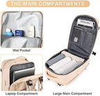 coofay Carry On Backpack Flight Approved Personal Item Travel Backpack For Women Airline Approved Waterproof Sports Luggage Backpack Casual Daypack Small Hiking Backpack - Image 5