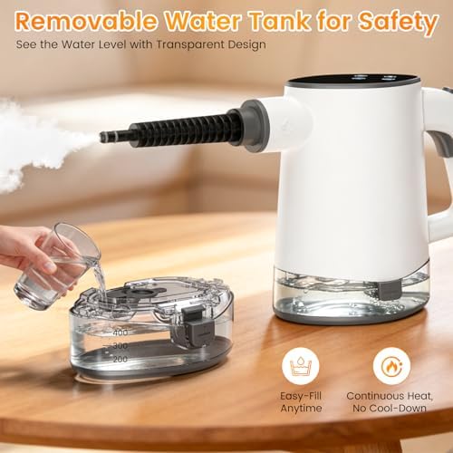 Handheld Steam Cleaner with Safety Lock & 10PCS Accessories - Image 2