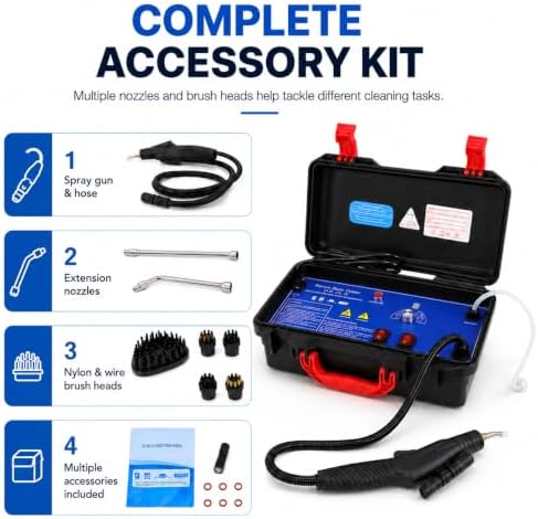 1700W High Pressure Steam Cleaner, Three Cleaning Modes for Home - Image 5