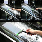 EHDIS 2PCS Flexible 8-Inch Silicone Squeegee Window Tint Tool Auto Water Blade, Shower Squeegee for Car Windshield, Glass, Tiles, and Smooth Surfaces (Green) - Image 6