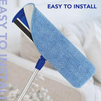 Replacement Mop Pads Fit for Rubbermaid Commercial 18" and 17" Mop - 10 Pack Wet & Dry Commercial Cleaning Reusable Refills Fit for Any Flat System 17 and 18 Inch - Image 3