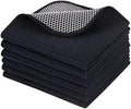 KinHwa Dish Cloths for Washing Dishes with Scrub Side, Microfiber Dish Rags by KinHwa