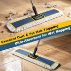 40" Commercial Dust Mop for Floor Cleaning, Heavy Duty Industrial Mop - Image 5