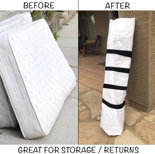 Mattress Vacuum Bag for Moving, Vacuum Seal Mattress Bag for Memory Foam or Inner Spring Mattresses, Compression and Storage for Returns, Leakproof Valve and Double Zip Seal (Queen/Full/Full-XL) - Image 4