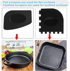 Cast Iron Scrubber Chainmail Set – 316 Stainless Steel Dish Scrub Brush for Cast Iron Skillet Pan Cleaner, Dutch Oven, Wok & Non-Stick Cookware | Dishwasher Safe – 2Pack - Image 6
