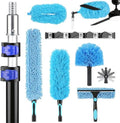 20ft High Reach Extendable Duster Kit with 5-12ft Extension Pole by Fabuday
