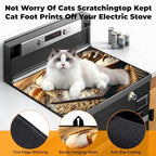 Stove Top Cover for Glass Electric Stove, 28.5"x 20.5" Heat Resistant Cooktop Protector Mat with Non-Slip Rubber Backing, Scratch Protection and Counter Space Mat - Image 4