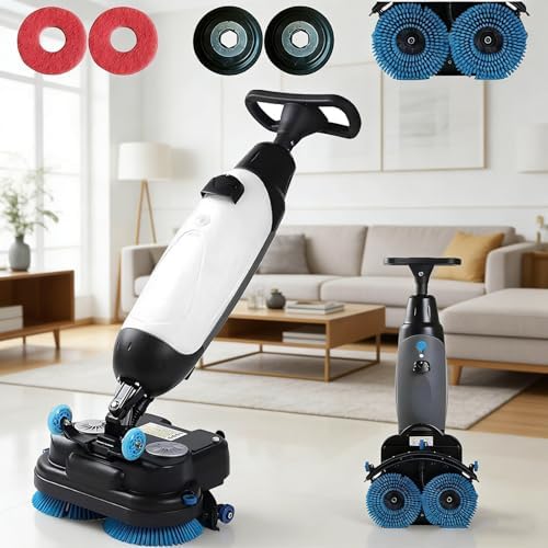 Commercial Floor Scrubber Machine, Electric Buffer Polisher, Dual by Unknown