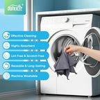 HOMEXCEL Grey Microfiber Cleaning Cloth, Microfiber Towels for Car, 12 Pack - Image 6