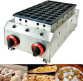 Gas Mini Pancake Maker, 50Pcs Commercial Pancake Maker Machine, LPG Gas Non-Stick Tabletop Pancake Baker Freestanding Mini Waffle Maker for Restaurants Home Kitchen Schools by Unknown