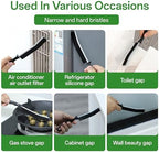 Crevice Cleaning Brush, Hard Bristle 8 Pcs Cleaning Tools Set for Home, Detail Cleaning Brush for Tight Spaces, Bathroom Tiles, Kitchen, Car & Grout Lines - Image 3