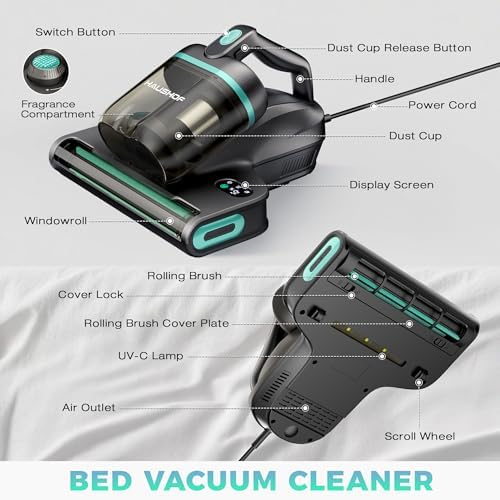 HAUSHOF Mattress Vacuum Cleaner, 15Kpa Bed Vacuum Cleaner - Image 2